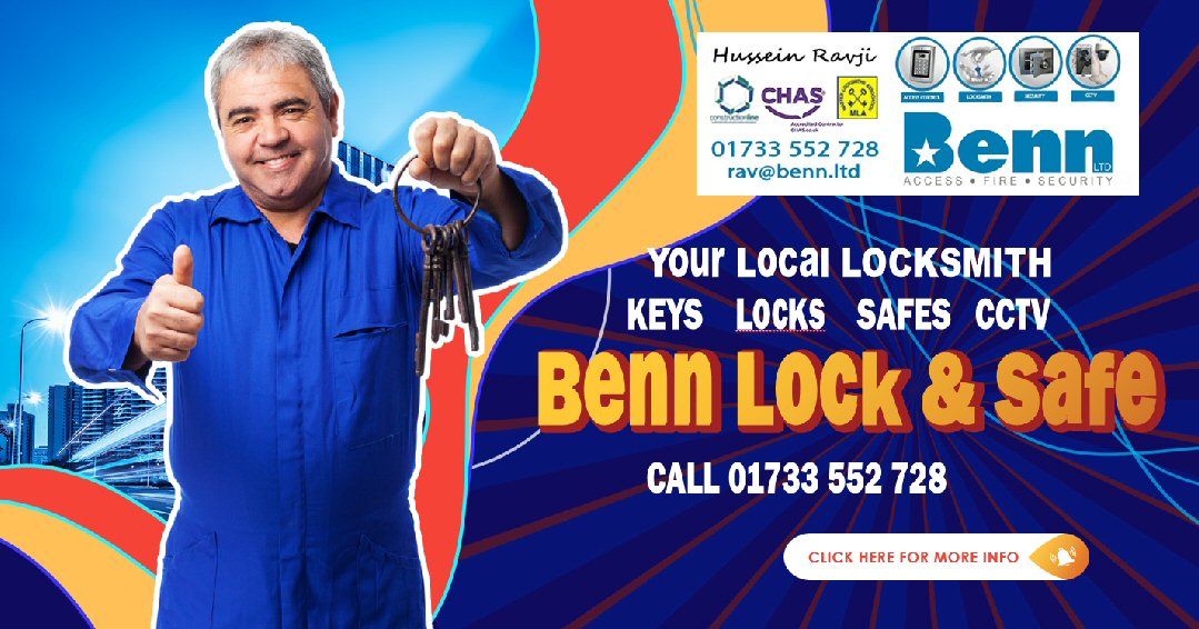 Locks and CCTV Specialist in Yaxley Huntingdonshire PE7 3AA